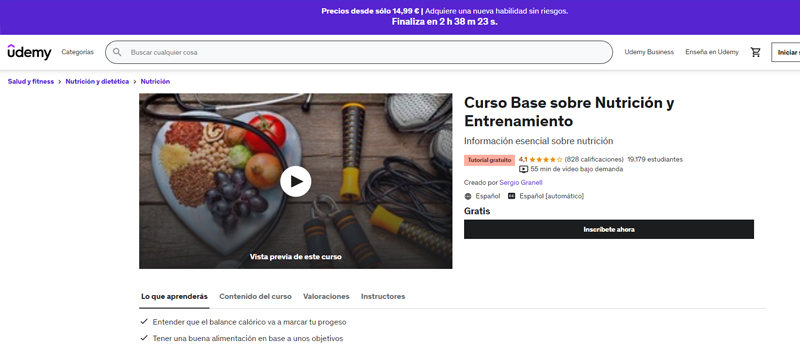 curso básico de nutrición