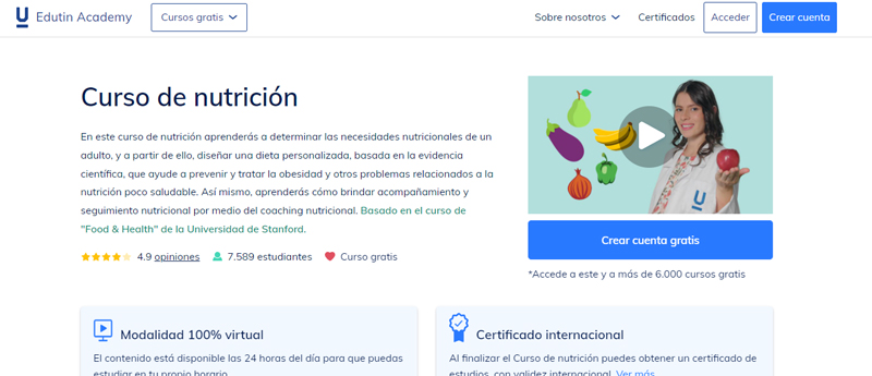 mejores cursos de dietética