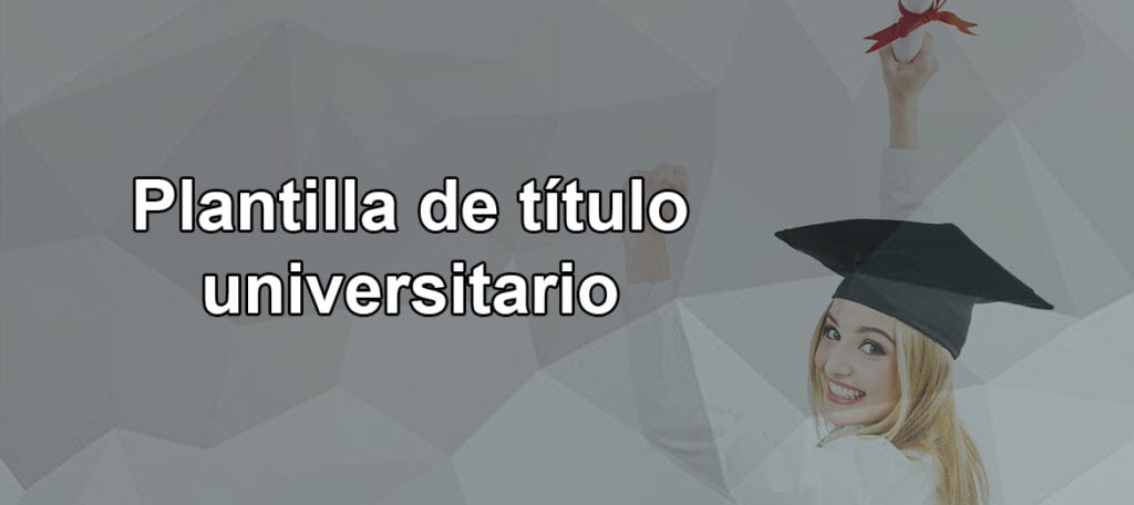 diseños de certificados universitarios